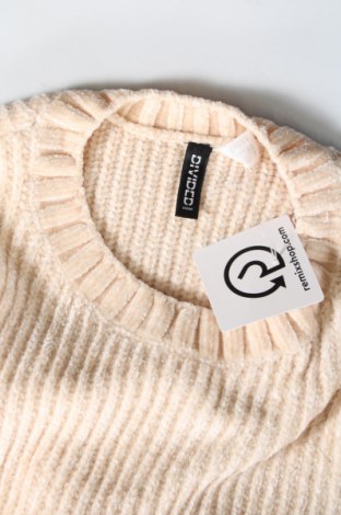 Дамски пуловер H&M Divided, Размер S, Цвят Екрю, Цена 8,70 лв.