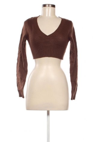 Дамски пуловер H&M Divided, Размер XS, Цвят Кафяв, Цена 4,93 лв.