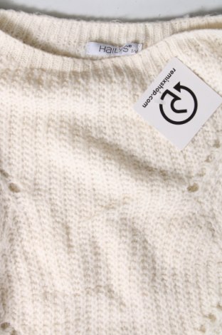 Дамски пуловер Haily`s, Размер S, Цвят Бял, Цена 7,25 лв.