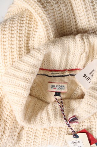 Дамски пуловер Hilfiger Denim, Размер S, Цвят Бежов, Цена 161,00 лв.