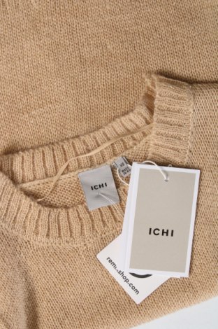 Γυναικείο πουλόβερ Ichi, Μέγεθος XS, Χρώμα Καφέ, Τιμή 10,32 €