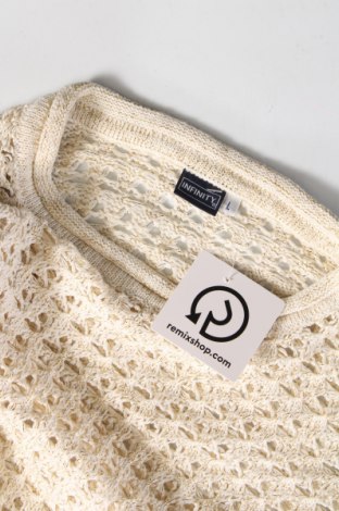 Damenpullover Infinity, Größe L, Farbe Ecru, Preis € 7,06