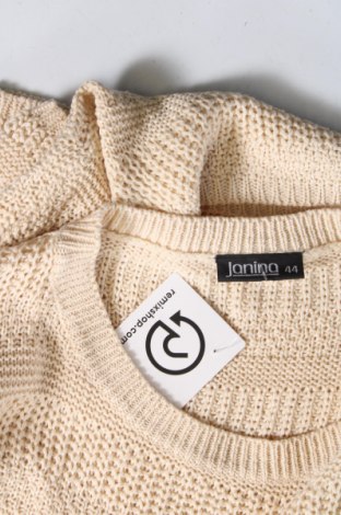 Γυναικείο πουλόβερ Janina, Μέγεθος XL, Χρώμα  Μπέζ, Τιμή 2,51 €