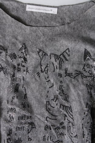 Дамски пуловер Jean Louis Francois, Размер M, Цвят Сив, Цена 6,96 лв.