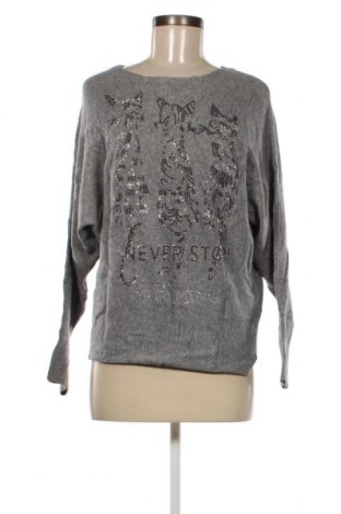 Дамски пуловер Jean Louis Francois, Размер M, Цвят Сив, Цена 6,96 лв.
