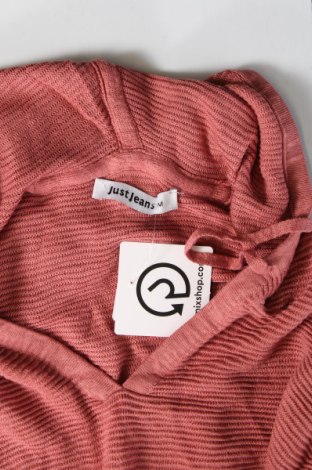 Γυναικείο πουλόβερ Just Jeans, Μέγεθος M, Χρώμα Σάπιο μήλο, Τιμή 2,51 €