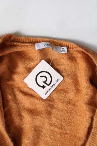 Дамски пуловер Justfab, Размер XS, Цвят Оранжев, Цена 8,70 лв.