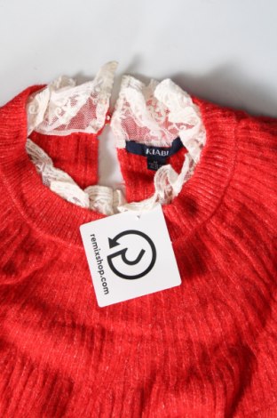 Damenpullover Kiabi, Größe M, Farbe Rot, Preis 2,42 €