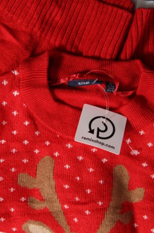 Γυναικείο πουλόβερ Kiabi, Μέγεθος M, Χρώμα Κόκκινο, Τιμή 4,49 €