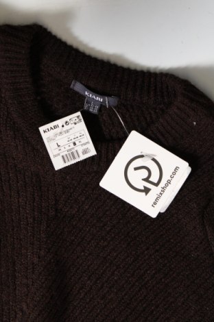 Дамски пуловер Kiabi, Размер L, Цвят Кафяв, Цена 13,80 лв.