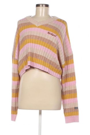 Γυναικείο πουλόβερ Kickers, Μέγεθος XL, Χρώμα Πολύχρωμο, Τιμή 7,18 €