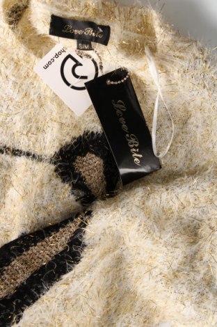 Дамски пуловер Love Bite, Размер S, Цвят Златист, Цена 20,70 лв.