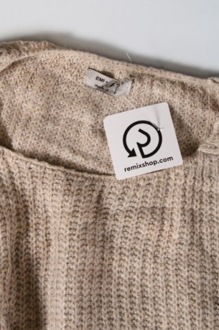 Дамски пуловер Made In Italy, Размер M, Цвят Бежов, Цена 7,25 лв.
