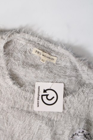 Γυναικείο πουλόβερ Millenium, Μέγεθος M, Χρώμα Γκρί, Τιμή 4,49 €