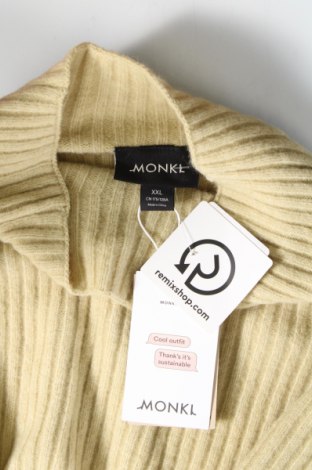 Дамски пуловер Monki, Размер XXL, Цвят Зелен, Цена 14,70 лв.
