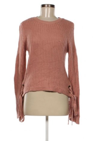 Дамски пуловер Moodo, Размер S, Цвят Розов, Цена 21,75 лв.