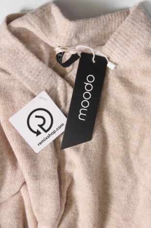 Γυναικείο πουλόβερ Moodo, Μέγεθος M, Χρώμα  Μπέζ, Τιμή 20,18 €