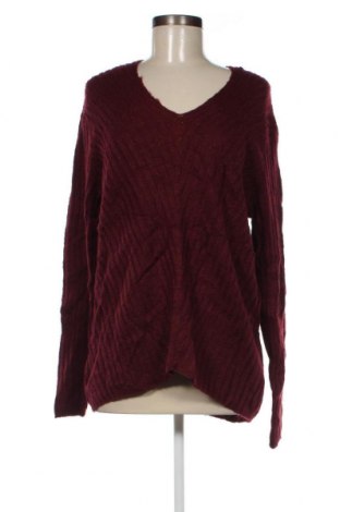 Дамски пуловер Moodo, Размер M, Цвят Червен, Цена 10,44 лв.