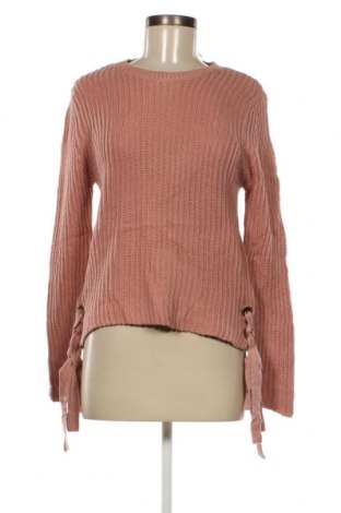 Дамски пуловер Moodo, Размер M, Цвят Розов, Цена 26,10 лв.
