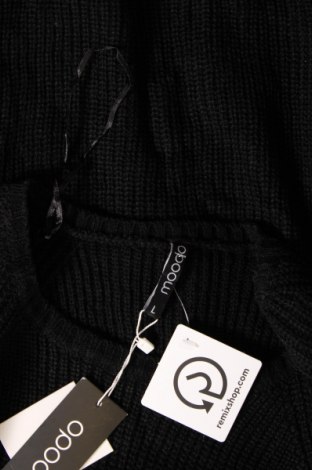 Дамски пуловер Moodo, Размер L, Цвят Черен, Цена 21,75 лв.