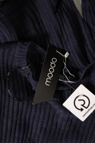 Дамски пуловер Moodo, Размер L, Цвят Син, Цена 26,10 лв.
