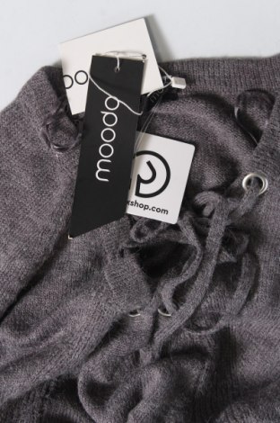 Γυναικείο πουλόβερ Moodo, Μέγεθος M, Χρώμα Γκρί, Τιμή 6,73 €