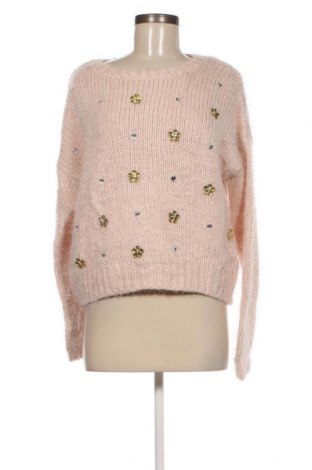 Γυναικείο πουλόβερ New Look, Μέγεθος L, Χρώμα Ρόζ , Τιμή 4,49 €