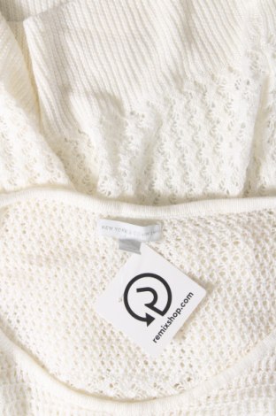 Γυναικείο πουλόβερ New York & Company, Μέγεθος L, Χρώμα Λευκό, Τιμή 1,97 €