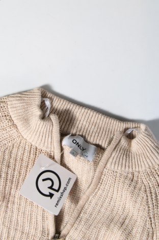 Γυναικείο πουλόβερ ONLY, Μέγεθος S, Χρώμα  Μπέζ, Τιμή 3,09 €