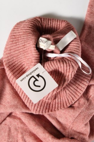 Дамски пуловер ONLY, Размер XXS, Цвят Розов, Цена 15,66 лв.