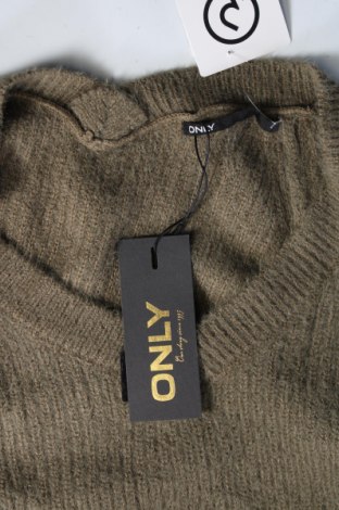 Дамски пуловер ONLY, Размер M, Цвят Зелен, Цена 17,82 лв.