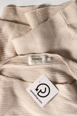 Дамски пуловер ONLY, Размер L, Цвят Бежов, Цена 22,14 лв.