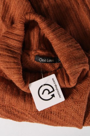 Дамски пуловер One Love, Размер S, Цвят Оранжев, Цена 7,25 лв.