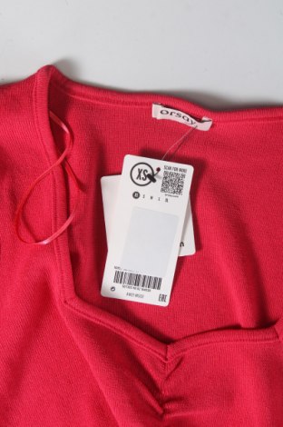 Дамски пуловер Orsay, Размер XS, Цвят Червен, Цена 15,18 лв.