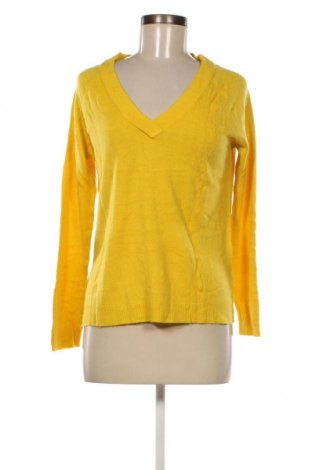 Дамски пуловер Phildar, Размер S, Цвят Жълт, Цена 4,64 лв.