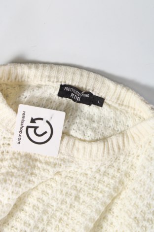 Дамски пуловер Pretty Little Thing, Размер L, Цвят Екрю, Цена 7,25 лв.