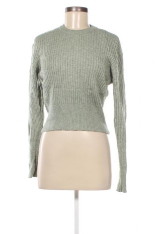 Дамски пуловер Pull&Bear, Размер M, Цвят Зелен, Цена 7,54 лв.