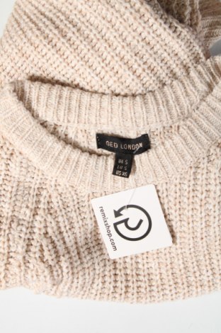 Дамски пуловер Qed London, Размер XS, Цвят Бежов, Цена 7,25 лв.