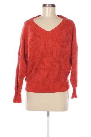 Дамски пуловер Queen's, Размер L, Цвят Оранжев, Цена 7,25 лв.