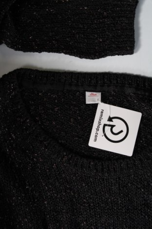 Γυναικείο πουλόβερ S.Oliver, Μέγεθος S, Χρώμα Μαύρο, Τιμή 2,69 €