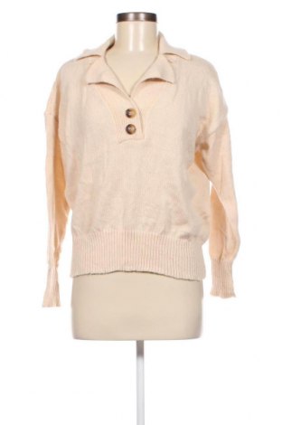 Γυναικείο πουλόβερ SHEIN, Μέγεθος XS, Χρώμα  Μπέζ, Τιμή 5,38 €