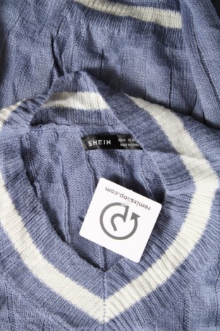 Дамски пуловер SHEIN, Размер M, Цвят Син, Цена 7,25 лв.