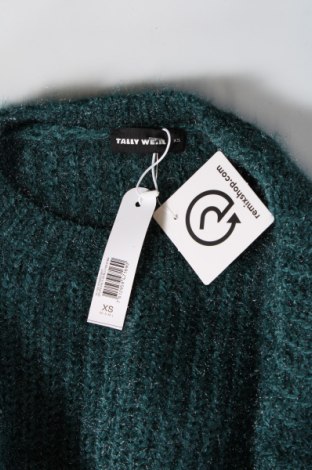 Γυναικείο πουλόβερ Tally Weijl, Μέγεθος XS, Χρώμα Πράσινο, Τιμή 6,16 €