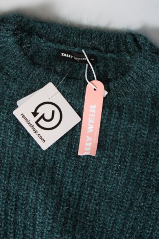 Дамски пуловер Tally Weijl, Размер M, Цвят Зелен, Цена 11,50 лв.