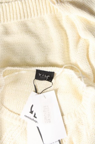 Дамски пуловер VILA, Размер S, Цвят Екрю, Цена 14,58 лв.