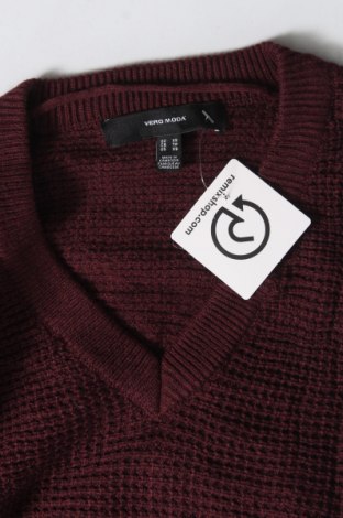 Дамски пуловер Vero Moda, Размер XS, Цвят Червен, Цена 4,80 лв.