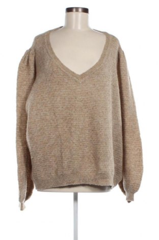Дамски пуловер Vero Moda, Размер XXL, Цвят Бежов, Цена 23,76 лв.