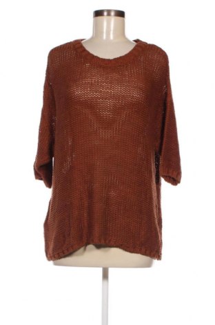 Дамски пуловер Violeta by Mango, Размер L, Цвят Кафяв, Цена 5,80 лв.
