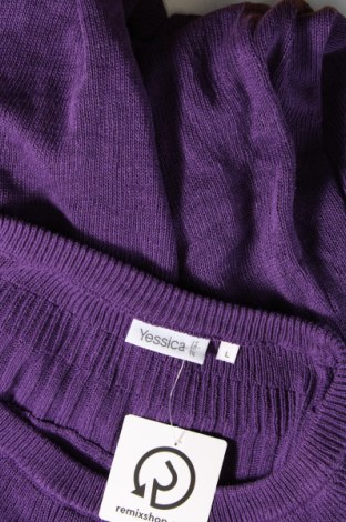 Дамски пуловер Yessica, Размер L, Цвят Лилав, Цена 6,67 лв.