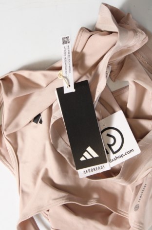 Γυναίκειο αθλητικό τοπ Adidas, Μέγεθος M, Χρώμα  Μπέζ, Τιμή 24,43 €